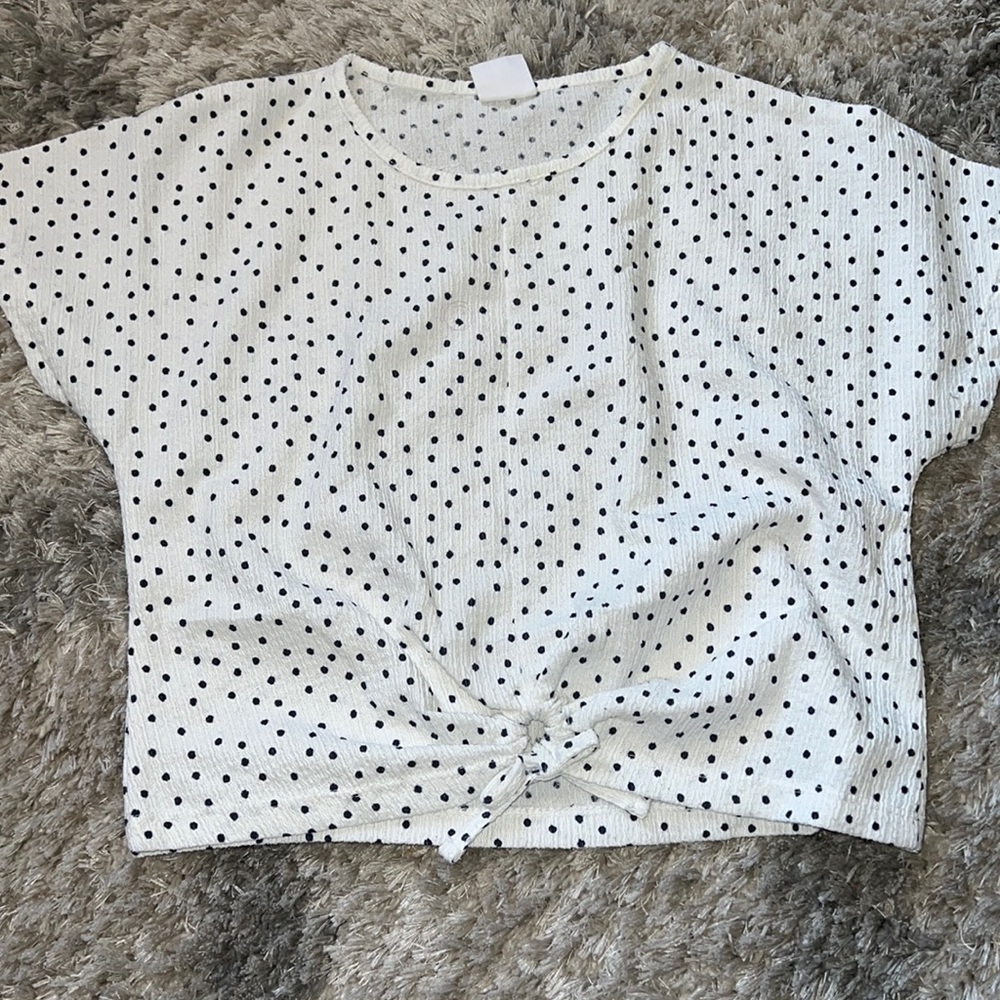 Zara girls dotted blouse